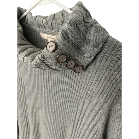 DKNY grey turtle neck sweater size Medium - Picture 2 of 5